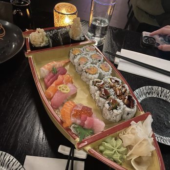 Fuji at Ink Block - Sushi Boat (24 pieces) - Japanese Near Me - Boston, Massachusetts Fuji at Ink Block - Sushi Boat (24 pieces) - Japanese Near Me - Boston, Massachusetts