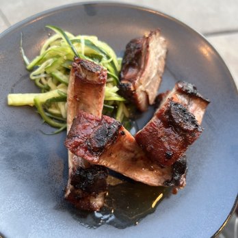 M Izakaya - Char siu ribs with cucumber salad - Cocktail Bars Near Me - Cary, North Carolina M Izakaya - Char siu ribs with cucumber salad - Cocktail Bars Near Me - Cary, North Carolina