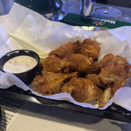 Honey old bay wings