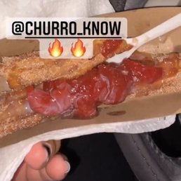 Churro with strawberry Churro with strawberry