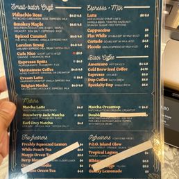 Menu Menu