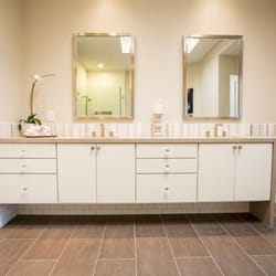Monica Cabinets - Beautiful bathroom vanites by Monica Cabinets. Design by Lockwood Interiors and photography by Louis G. Weiner Photography!