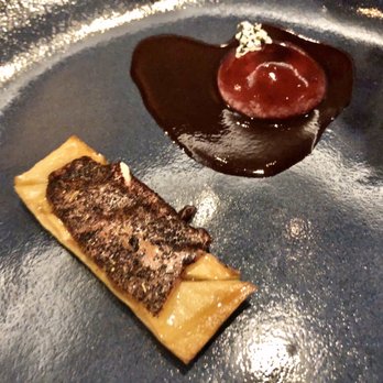 Alinea - Trumpet – Cured, Blueberry - New American Near Me - Chicago, Illinois