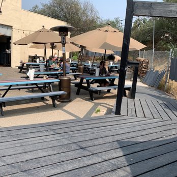 ManRock Brewing - Back area. Beautiful - Pizza Near Me - Grover Beach, California
