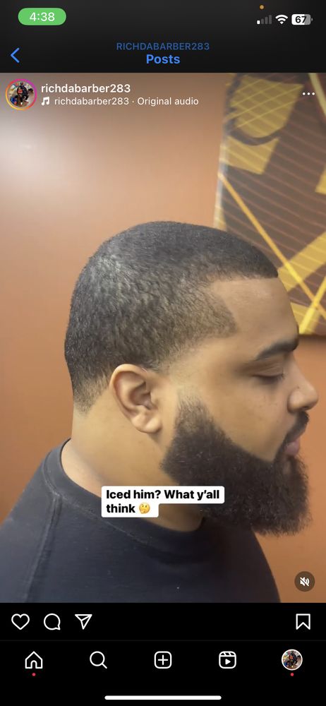 Rich Da Barber Logo