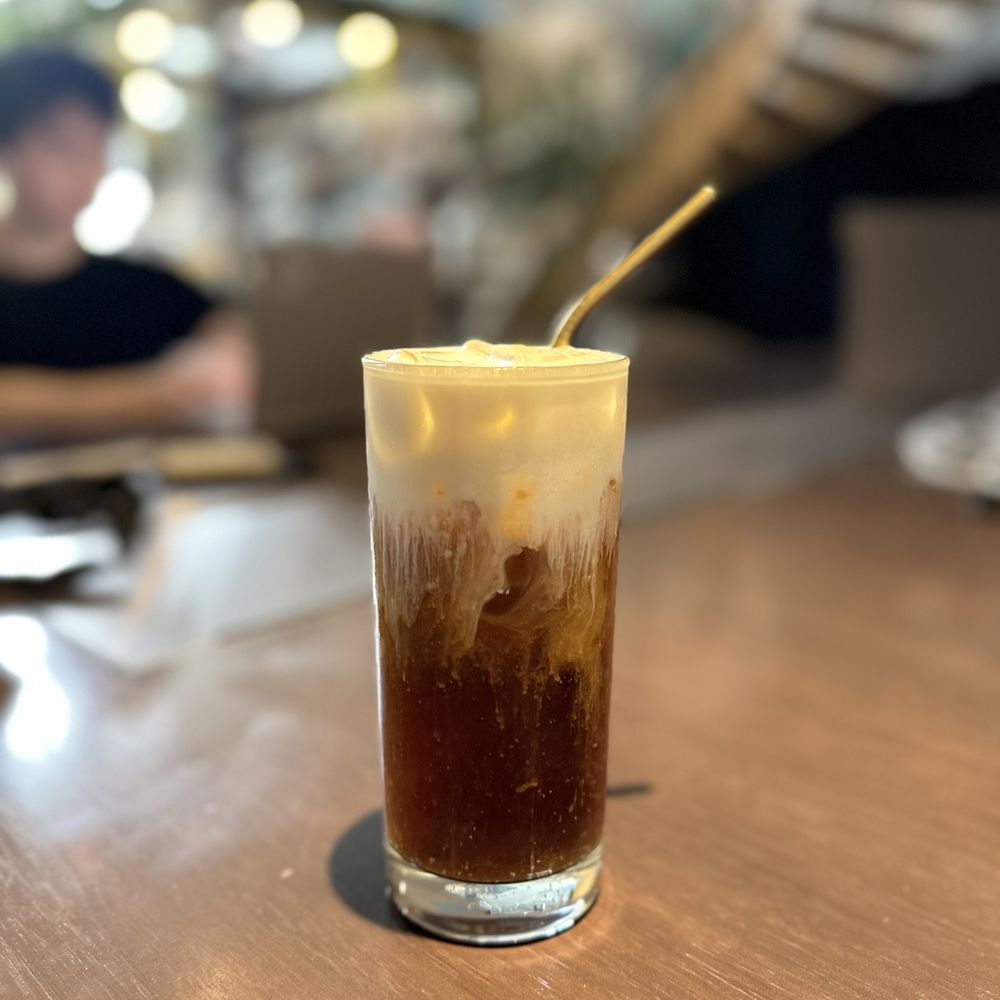 No 10 Dean - a glass of iced coffee on a table - Coffee & Tea Near Me - Toronto, Ontario No 10 Dean - a glass of iced coffee on a table - Coffee & Tea Near Me - Toronto, Ontario