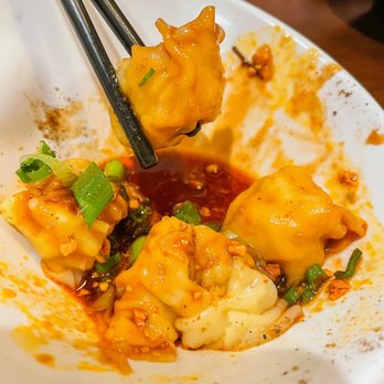 Noodle Man - Pork Wonton w Chili Oil - Noodles Near Me - Virginia Beach, Virginia Noodle Man - Pork Wonton w Chili Oil - Noodles Near Me - Virginia Beach, Virginia