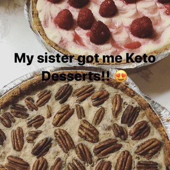 LowCarbwithCrys - Pecan pie and the raspberry cheesecake. - Desserts Near Me