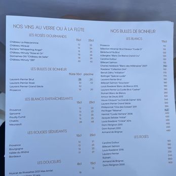 Miramar Plage - Wine menu - Seafood Near Me - Cannes, 06