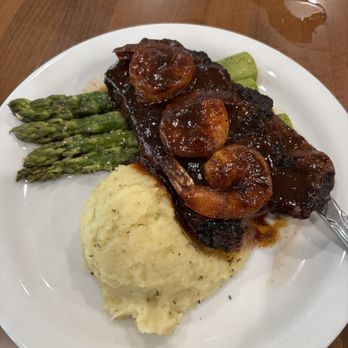 Oceans Restaurant - Blackened NY Strip and Shrimp - American Near Me - Panama City Beach, Florida Oceans Restaurant - Blackened NY Strip and Shrimp - American Near Me - Panama City Beach, Florida