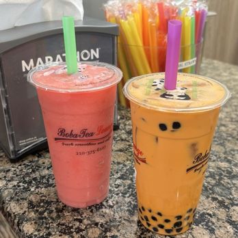 Boba Tea Lounge - Watermelon blended & Thai milk tea - Coffee & Tea Near Me - Selma, Texas Boba Tea Lounge - Watermelon blended & Thai milk tea - Coffee & Tea Near Me - Selma, Texas