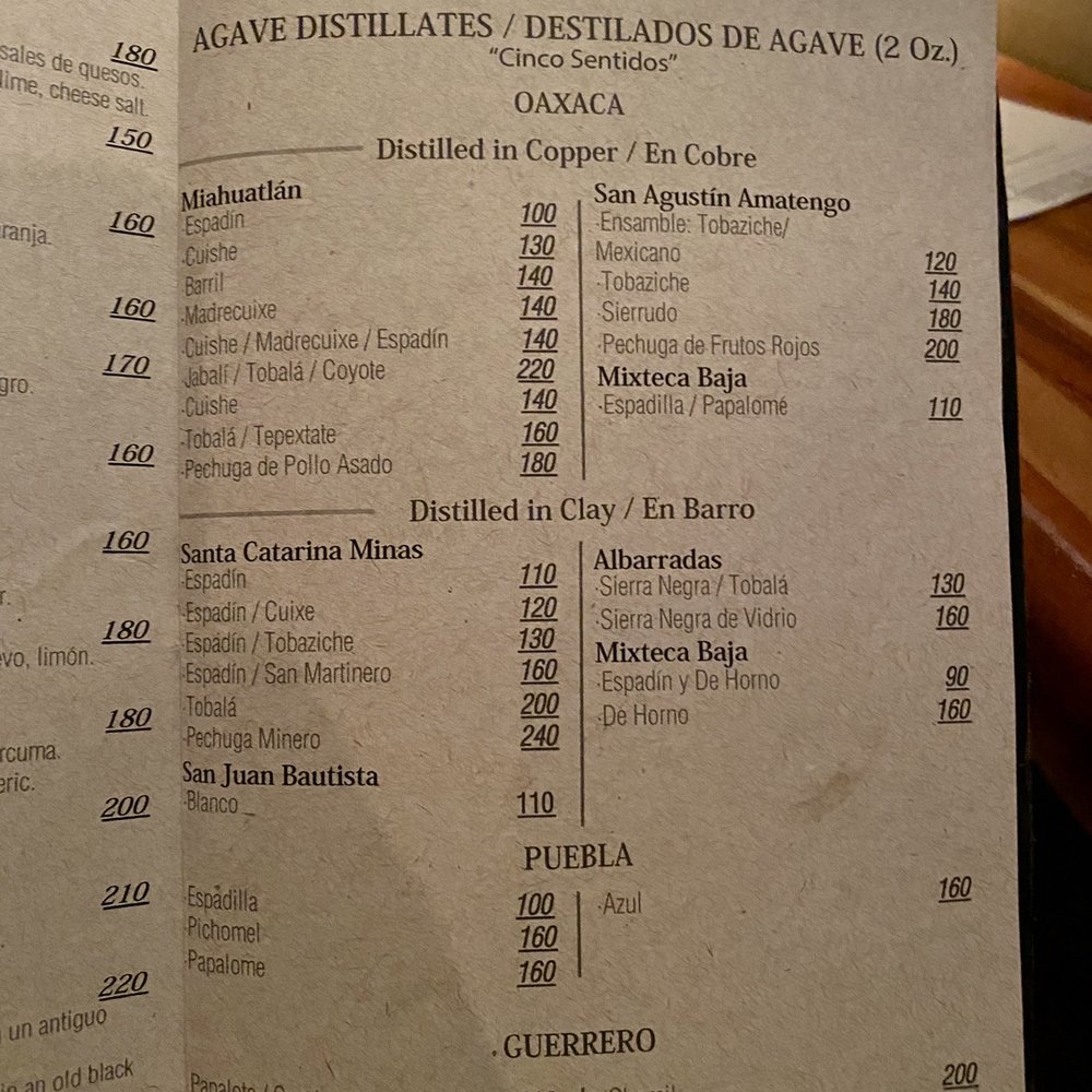 El Destilado - Agave Distillates - Mexican Near Me - Oaxaca, OAX