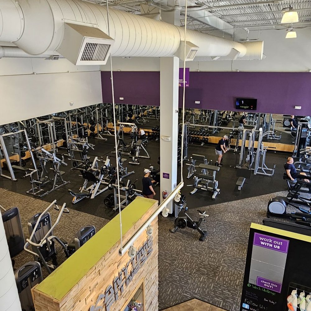 Anytime Fitness - Second floor shot down - Gyms Near Me - Katy, Texas Anytime Fitness - Second floor shot down - Gyms Near Me - Katy, Texas