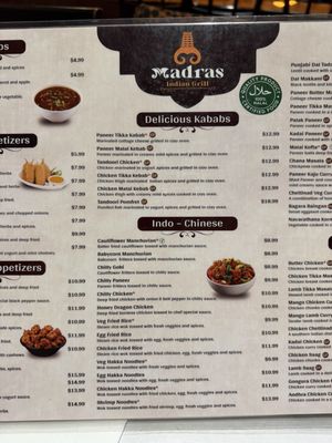 Menu photo 6 Madras Indian Grill Grand Rapids, MI