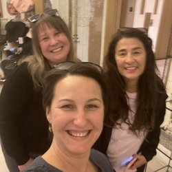 Davenport Spa and Salon - 3 princesses:Smiling after one hour deep tissue massages