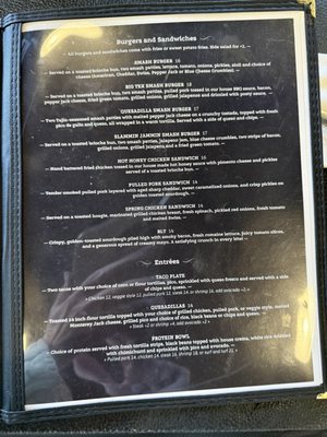 Menu photo 6 Old Iron Post Sherman, TX
