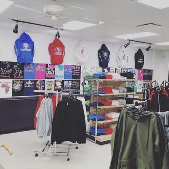 Customized Teez - Inside of the store - Screen Printing/T-Shirt Printing Near Me - Virginia Beach, Virginia Customized Teez - Inside of the store - Screen Printing/T-Shirt Printing Near Me - Virginia Beach, Virginia