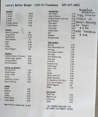 Larry's Better Burger Drive-In by null