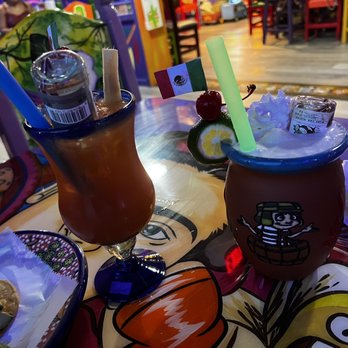 La Fortaleza - Pinacolada in Cantarito Souvenir & Caribbean Catrina - Mexican Near Me - Lodi, New Jersey