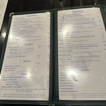 Parrain's Seafood - Menu - Southern Near Me - Baton Rouge, Louisiana