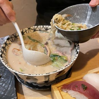 ITs IZAKAYA - Nagasaki Champon (White Seafood Soup) - Sushi Bars Near Me - Las Vegas, Nevada ITs IZAKAYA - Nagasaki Champon (White Seafood Soup) - Sushi Bars Near Me - Las Vegas, Nevada