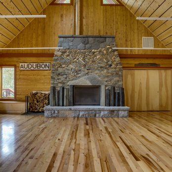 Harka Architecture - Example Project: Audubon Society of Portland - Marmot Cabin - custom fireplace -reclaimed wood - Architects Near Me - Portland, Oregon