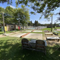 Allegany Mountain Resort at Rainbow Lake - Cornhole, between the basketball court and mini golf