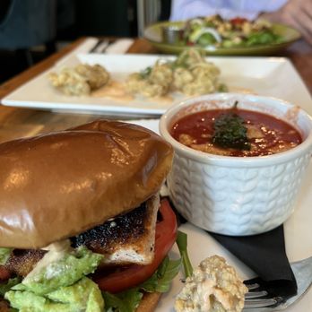 Press 626 wine bar - Salmon blt, fried oyster, tomato soup (cup). Yum!! - Wine Bars Near Me - Norfolk, Virginia Press 626 wine bar - Salmon blt, fried oyster, tomato soup (cup). Yum!! - Wine Bars Near Me - Norfolk, Virginia