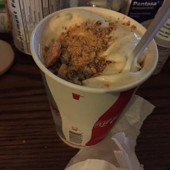 Dairy Zone - Butterfinger tornado! - Ice Cream & Frozen Yogurt Near Me - Des Moines, Iowa
