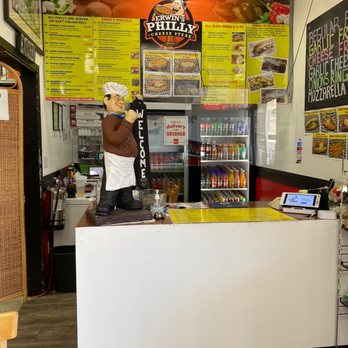 Erwin's Philly Cheese Steak - Front counter with menu - Cheesesteaks Near Me - Everett, Washington Erwin's Philly Cheese Steak - Front counter with menu - Cheesesteaks Near Me - Everett, Washington