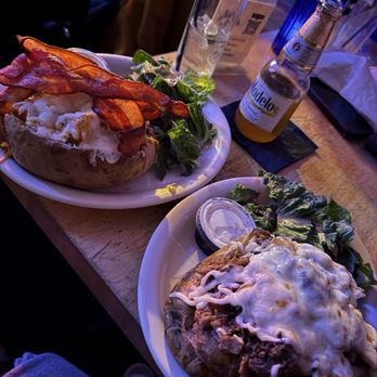 The Baked Potato - Buffalo chicken with bacon and steak and cheese potato! - Jazz & Blues Near Me - Studio City, California