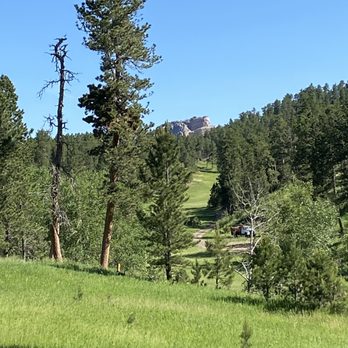 Echo Valley Park Campground - Crazy horse in the distance - RV Parks Near Me - Custer, South Dakota Echo Valley Park Campground - Crazy horse in the distance - RV Parks Near Me - Custer, South Dakota