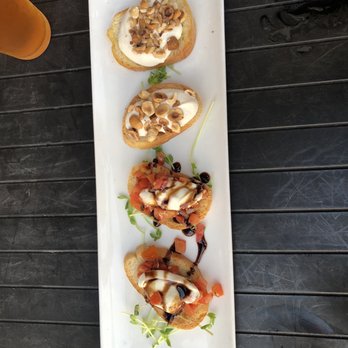 B2 Bistro + Bar - Charred Bruschetta Crostini - Cocktail Bars Near Me - West Reading, Pennsylvania