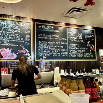 Interstellar BBQ - Indoor/menu - Barbeque Near Me - Austin, Texas Interstellar BBQ - Indoor/menu - Barbeque Near Me - Austin, Texas