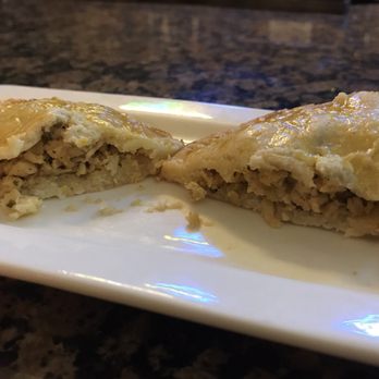 Incas Grill Peruvian Restaurant - Inside the chicken empanada - Peruvian Near Me - Concord, California