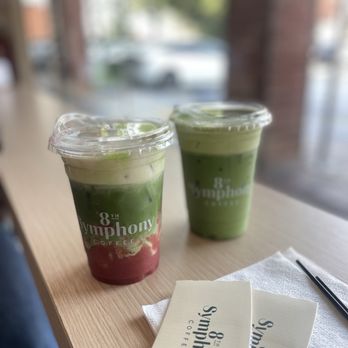 8th Symphony Coffee - strawberry matcha and double matcha ! - Coffee & Tea Near Me - Cerritos, California 8th Symphony Coffee - strawberry matcha and double matcha ! - Coffee & Tea Near Me - Cerritos, California