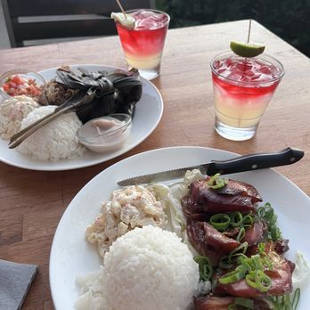 Aloha Mixed Plate - Shoyu Chicken - Hawaiian Near Me - Lahaina, Hawaii