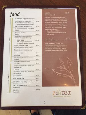 Menu photo 5 ZenTea Chamblee, GA