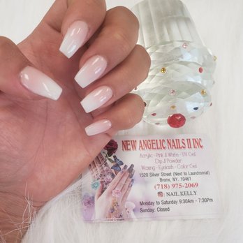 New Angelic Nails II - I love my white and nude ombre! - Nail Salons Near Me - Bronx, New York New Angelic Nails II - I love my white and nude ombre! - Nail Salons Near Me - Bronx, New York