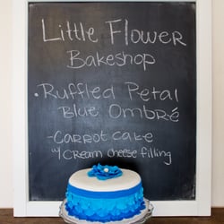 Ruffled Petal Blue Ombre