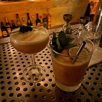 Noble Experiment - Dealers choice: A berry twist on the whiskey sour and the fall back cocktail - Cocktail Bars Near Me - San Diego, California