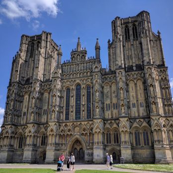 Wells Cathedral - obligatory picture of outside of cathedral - Churches Near Me - Wells, SOM