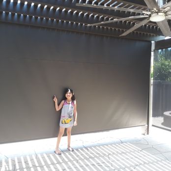 San Diego Shade - Blacked out / privacy shade to the left - Shades & Blinds Near Me - San Diego, California San Diego Shade - Blacked out / privacy shade to the left - Shades & Blinds Near Me - San Diego, California