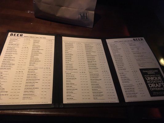 Menu photo 6 Yard House Friendswood, TX