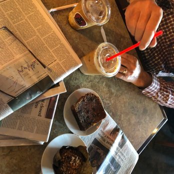 Black Cat Coffee House - Iced decaf macchiato lattes; raspberry muffin; zucchini bread - Coffee & Tea Near Me - Phoenix, Arizona Black Cat Coffee House - Iced decaf macchiato lattes; raspberry muffin; zucchini bread - Coffee & Tea Near Me - Phoenix, Arizona