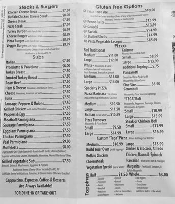 Menu photo 2 La Pizzatega Linwood, NJ