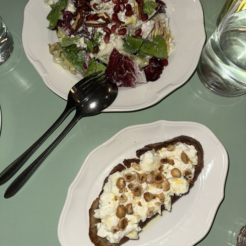 The Tailor's Son - Burrata crostini - Italian Near Me - San Francisco, California The Tailor's Son - Burrata crostini - Italian Near Me - San Francisco, California