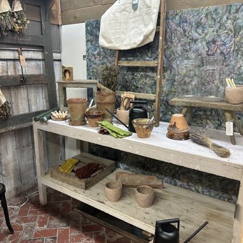 Fourth Street Antiques - Cute  little gardening booth - Antiques Near Me - Temecula, California