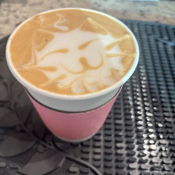 Finca To Filter - Latte with a cute kitty latte art! - Coffee & Tea Near Me - Atlanta, Georgia