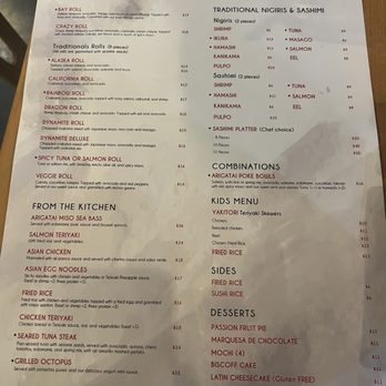 Arigatai Sushi - Menu - Japanese Near Me - North Miami, Florida